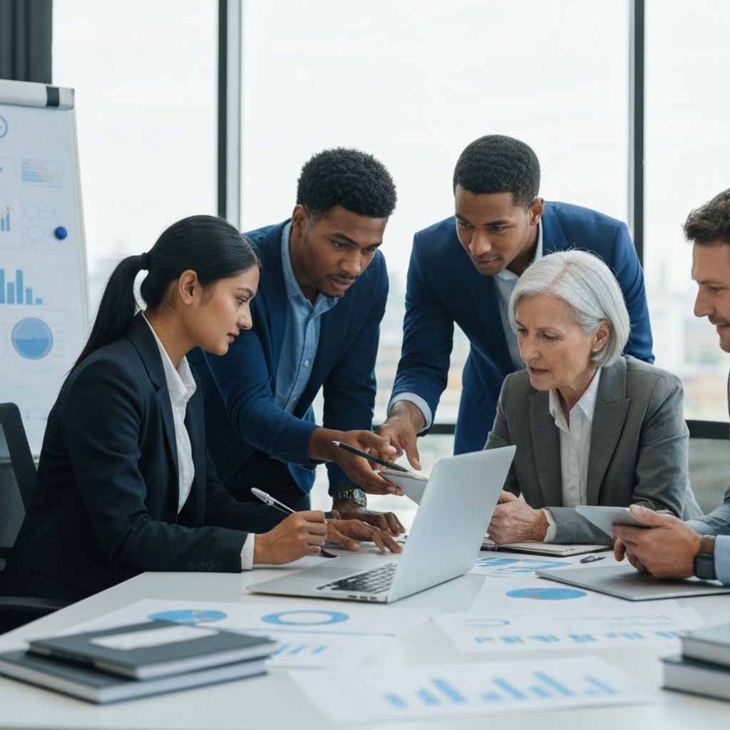 Financial services team